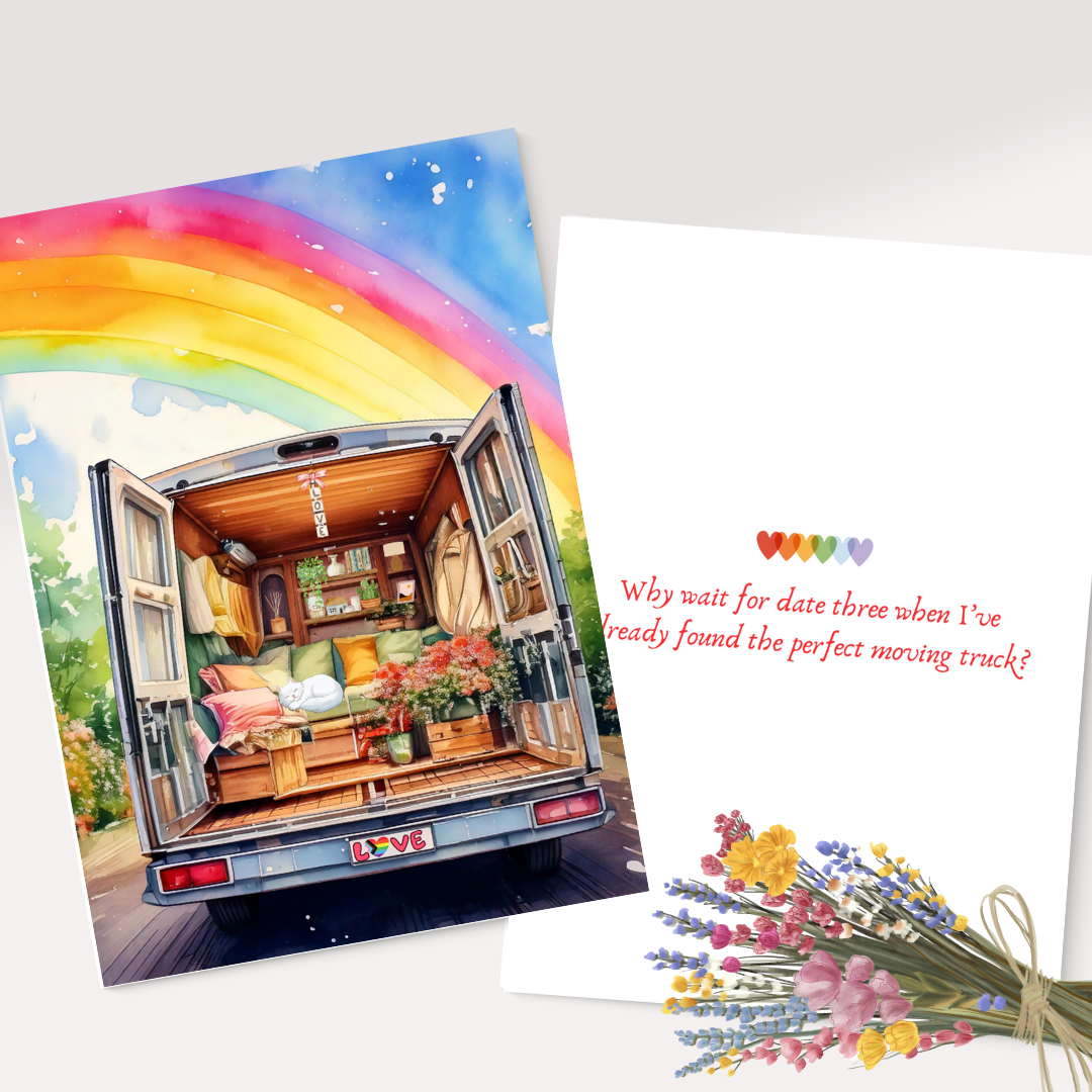 Inclusive Valentine’s Day Cards - LGBTQ+ Themed, Canva Link, Customizable, Ready to Print or Digital Use