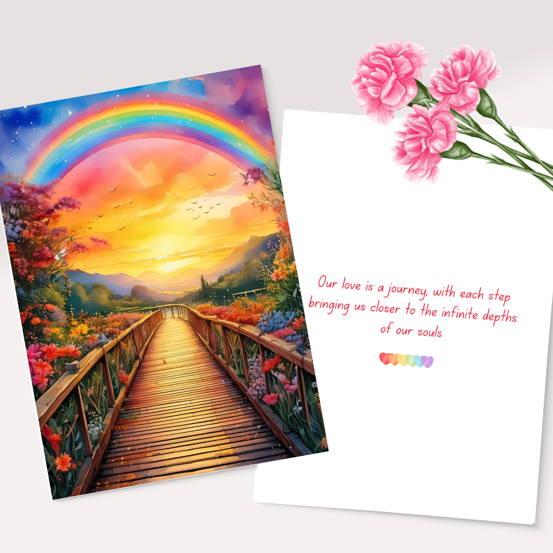 Lot de cartes de Saint-Valentin Queer Love – Célébrez les histoires d'amour LGBTQ+ | Lien Canva personnalisable, prêt à imprimer ou à utiliser en ligne