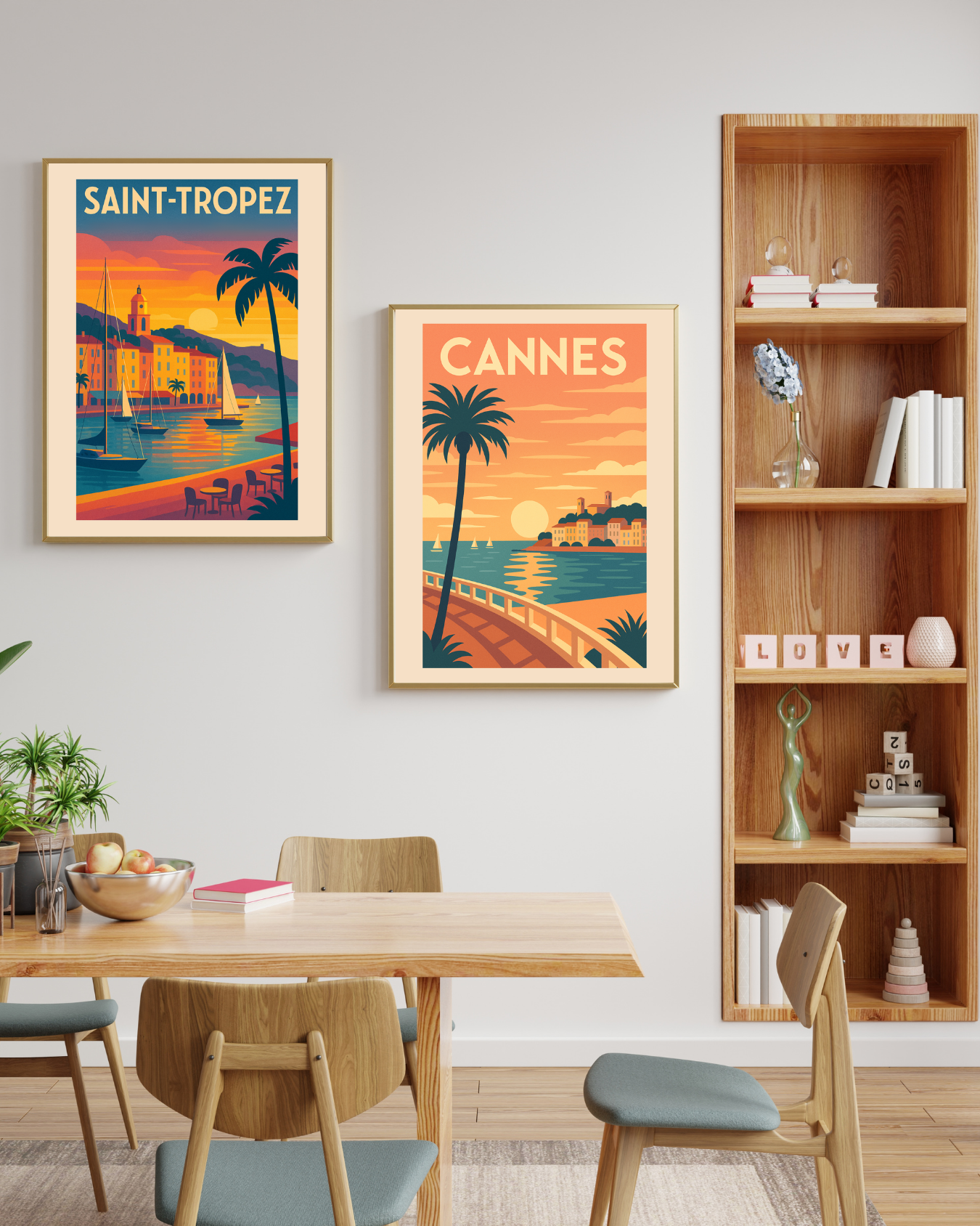 ✨ RivieraDreams Collection  – Digital Travel Poster Set