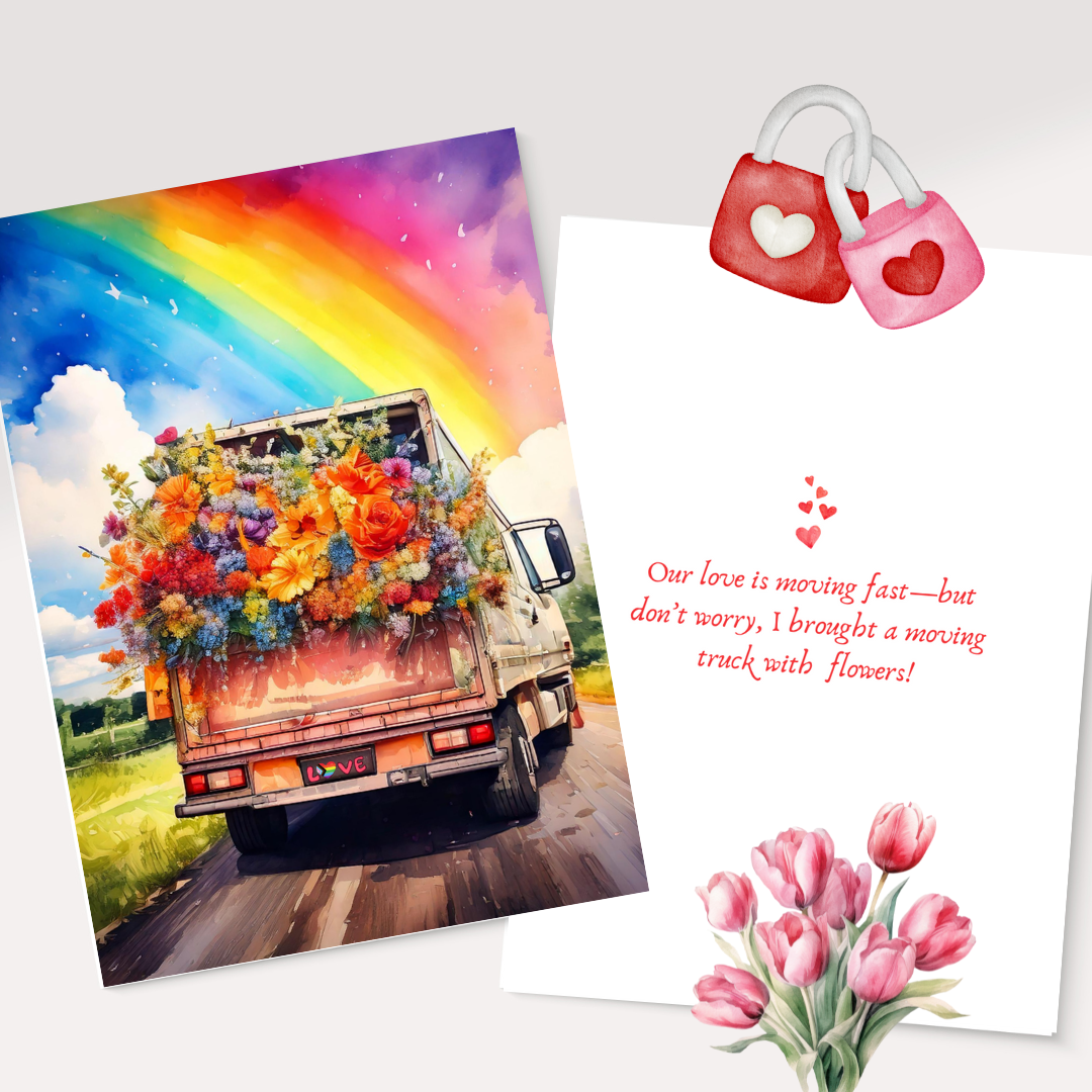 LGBTQ+ Valentine’s Day Cards - Humor for Queer Couples - Celebrate LGBTQ+ Love Stories| Canva Link Customizable, Ready to Print or Digital Use (Copy)