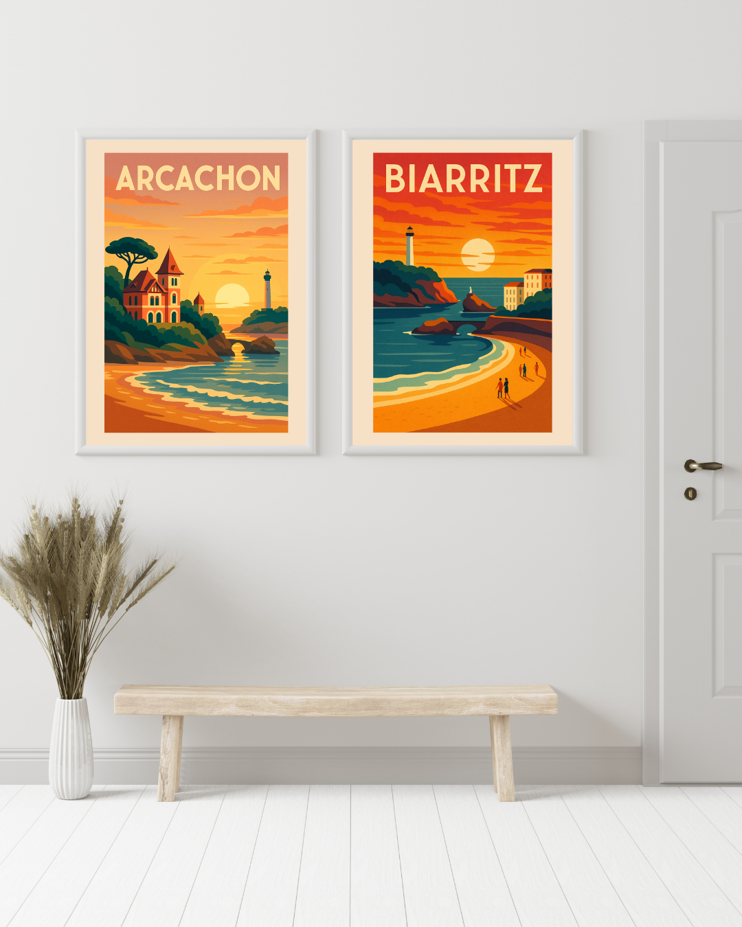 🌅 La Vie en Cote – Digital Travel Poster Collection