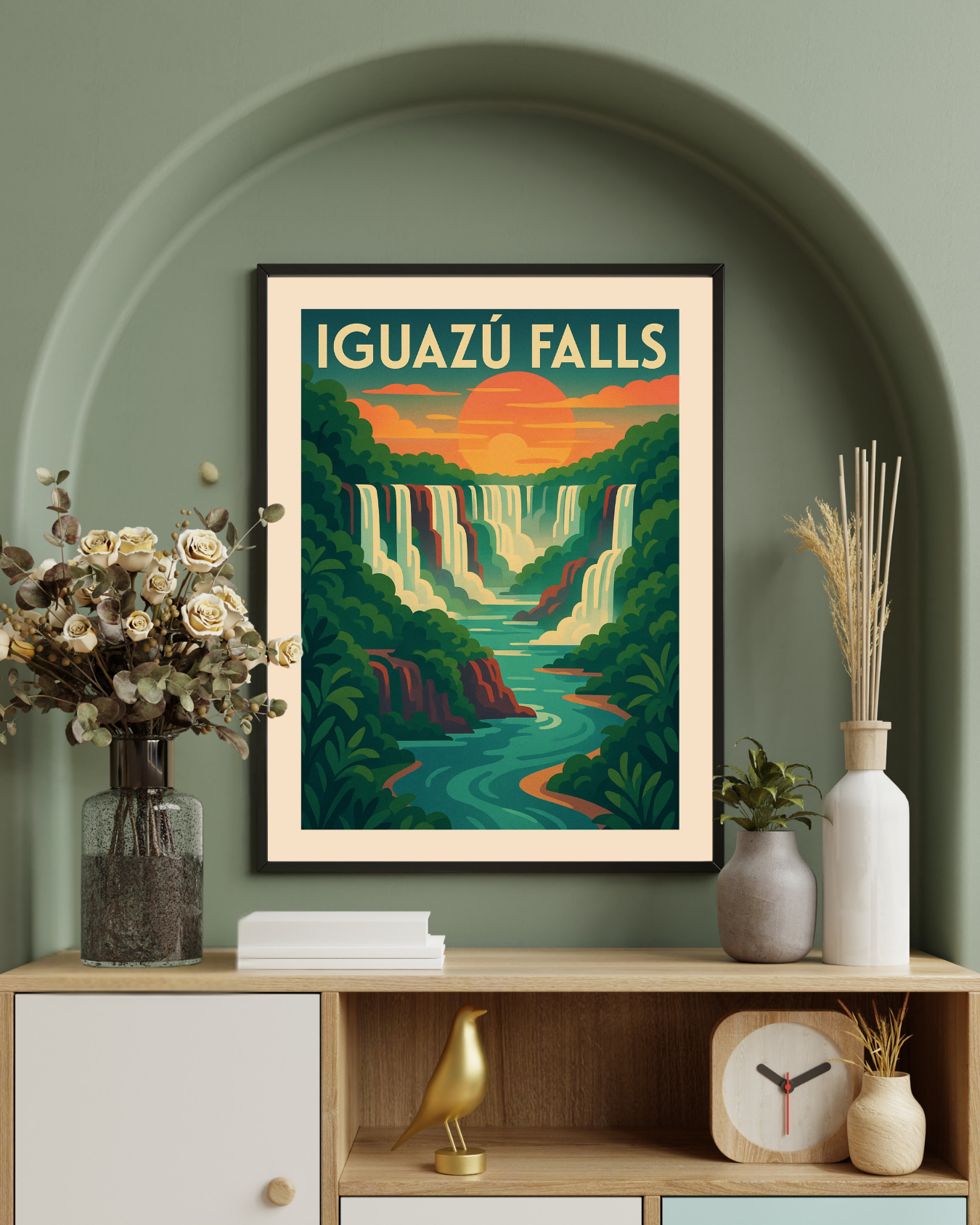 🌎 Wonders of Brazil Collection 🇧🇷 – Digital Travel Poster Set