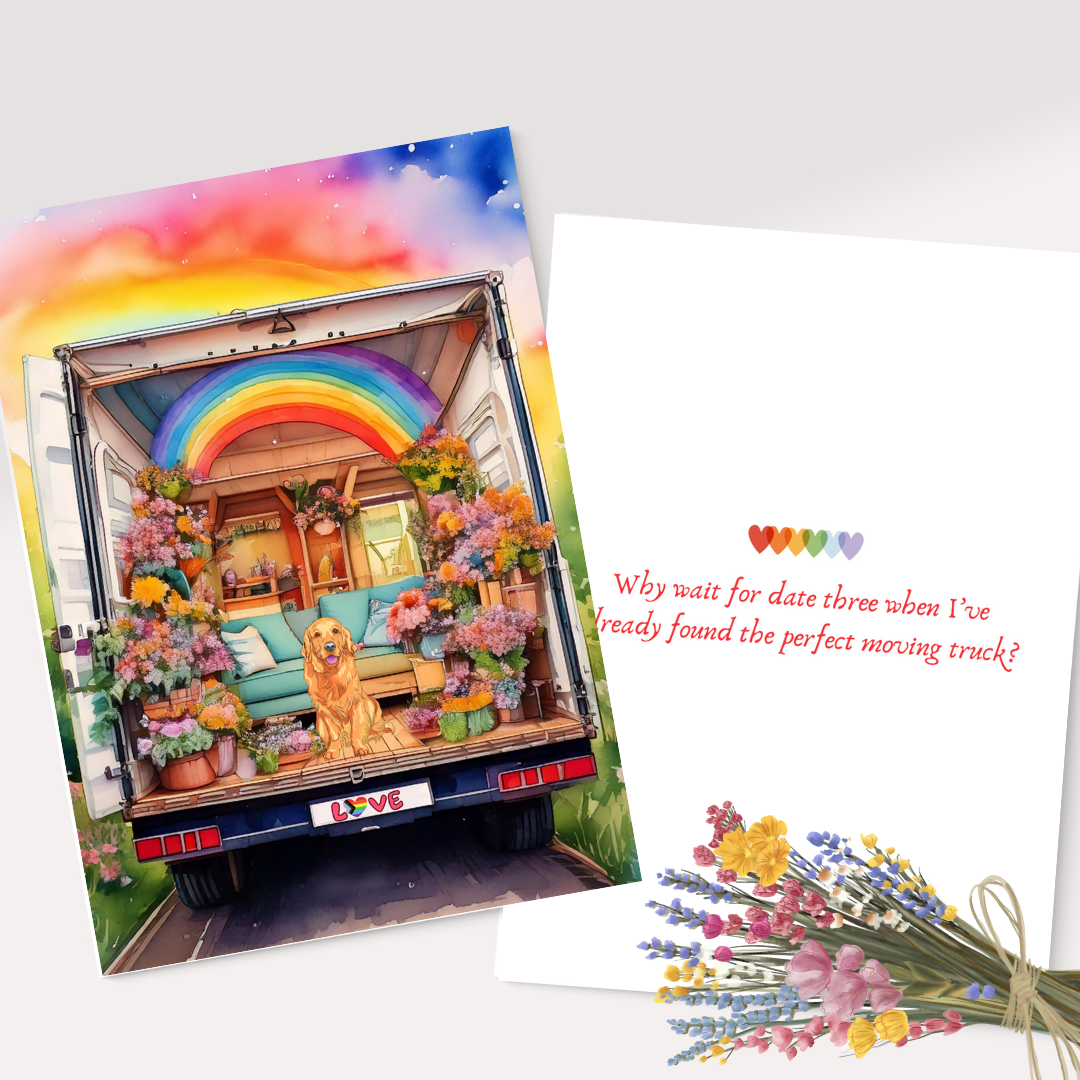 LGBTQ+ Valentine’s Day Cards - Humor for Queer Couples - Celebrate LGBTQ+ Love Stories| Canva Link Customizable, Ready to Print or Digital Use (Copy)