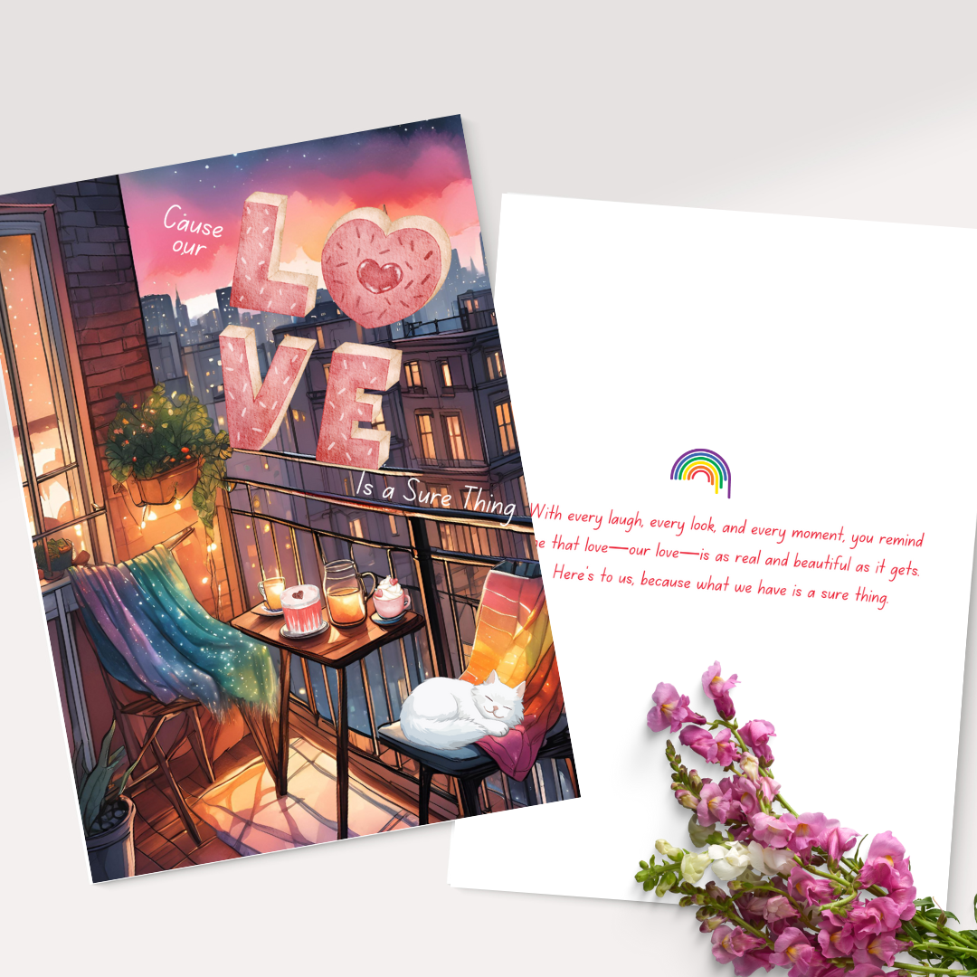 LGBTQ+ Valentine’s Day Cards - Humor for Queer Couples - Celebrate LGBTQ+ Love Stories| Canva Link Customizable, Ready to Print or Digital Use (Copy)