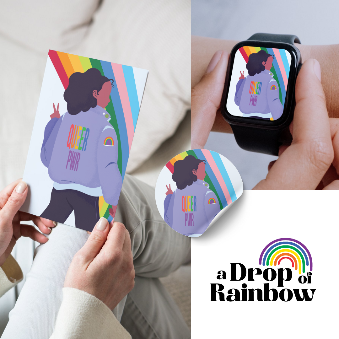 Printable Queer Danai Pride & Proud Art ©