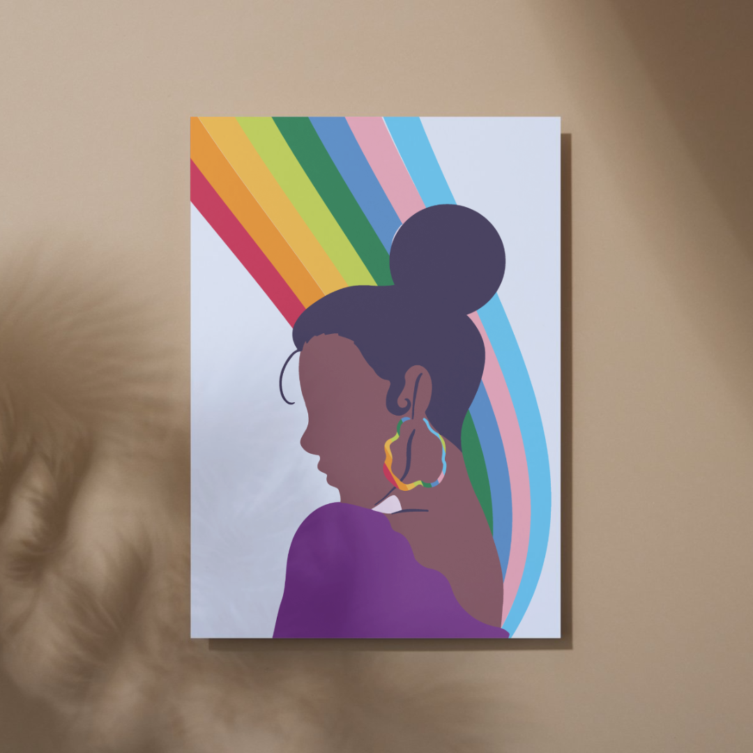 Printable Queer Aamina Pride & Proud Art ©