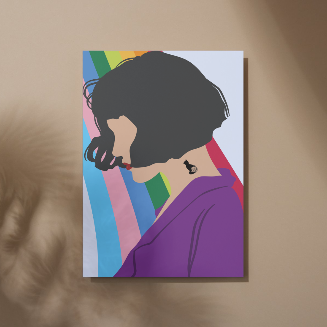 Printable Queer Renata Pride & Proud Art  ©